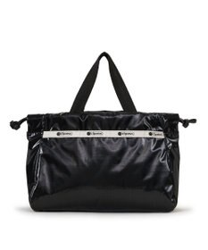 LeSportsac E/W CITY DRAWSTRING BAG /アップタウンブラックシャイン/ブラック2