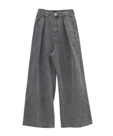 earth music&ecology タックホックデニムパンツ