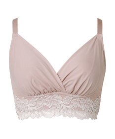 BRADELIS New York 【BRADELIS NewYork peace】綿混ハイブリッド・デイリーハートカップブラ24 バストを脇からしっかり包みホールドするノンワイヤー補正ブラ