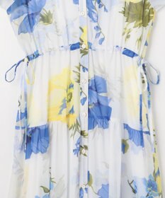 GRACE CONTINENTAL ビッグボタニカルシャツワンピース