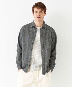 JOSEPH ABBOUD MOUNTAIN 【SPACE／UNISEX】OGスラブシャンブレー シャツ