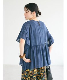 CRAFT STANDARD BOUTIQUE ウ゛ィンテージボイルティアード切替ブラウス