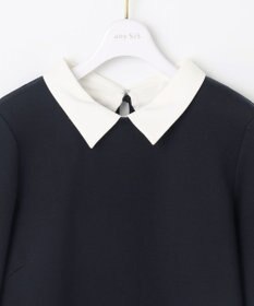 ANY SIS 【WEB・一部店舗限定】カットジャカード襟付き2WAY セットアップ