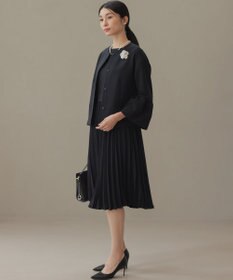 組曲 S 【KUMIKYOKU NAVY】コンフォータブルドレープ フレアスリーブジャケット