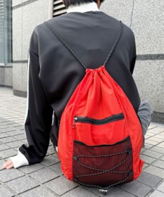 WEGO 【ユニセックス着用ITEM】コードデザインナップサック