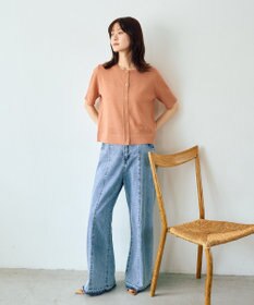 YECCA VECCA 半袖シアーカーディガン