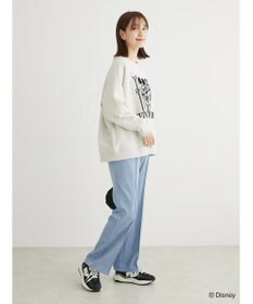 Green Parks Ｄｉｓｎｅｙ／裏起毛フロッキープリントスウェット