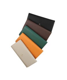 LANVIN en Bleu リム 被せ薄マチ長財布