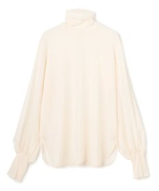 BEIGE， MOYE / ニットドッキング ロングスリーブブラウス