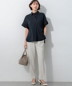 23区 【Oggi・CLASSY.掲載】ストレッチジョーゼット テーパード パンツ