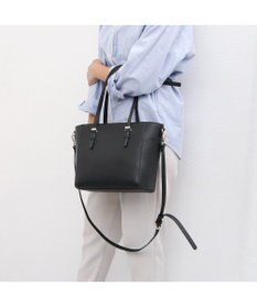 UNBILLION 【テレビ ドラマ着用アイテム】カシュカシュ cachecache / 横型金具ポイント2wayトートバッグ