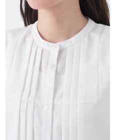 earth music&ecology タックデザインブラウス