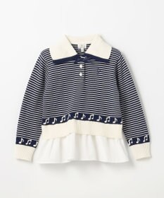 組曲 KIDS 【110-140㎝】ハーモニー ボーダートップス