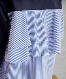 Tiaclasse 【洗える】バックフレアダイバープルオーバー