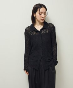 Green Parks カットレースシャツプルオーバー