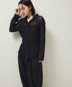 Green Parks カットレースシャツプルオーバー