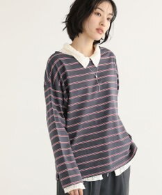 Green Parks カットレースシャツプルオーバー