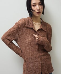 Green Parks カットレースシャツプルオーバー