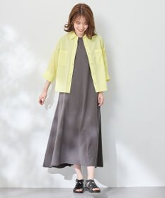 ANY コットンエアーウォッシュ5分袖シャツ