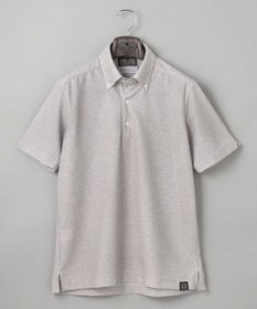 GOTAIRIKU 麻混・襟しっかり【洗える/通気性】ノルマンディーリネン ボタンダウンポロシャツ(25年モデル)