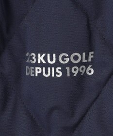 23区GOLF 【MEN】両面使える！チェック×無地 ダウンベスト