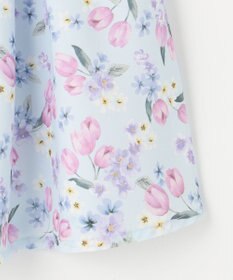 ANY KIDS オン・オフショルダー チューリップ ワンピース