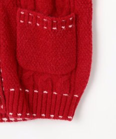 組曲 KIDS 【S-Lサイズ】 ケーブルニットカーディガン