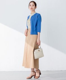 組曲 S 【WEB限定・2SET】フラワープリントアンサンブルニット