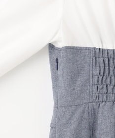 Feroux 【洗える】シャツドッキング ワンピース