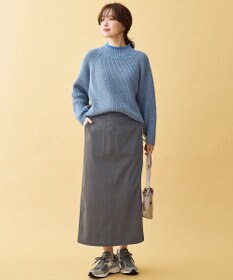 ANY L 【5色展開】バイカラーMIXニット