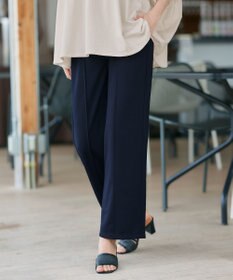 Tiaclasse 【洗える・接触冷感・紫外線ケア・サラごこち】選べるパンツ(テーパード/ワイド）