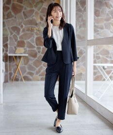 Tiaclasse 【洗える・接触冷感・紫外線ケア・サラごこち】選べるパンツ(テーパード/ワイド）