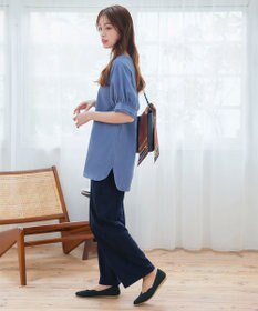 Tiaclasse 【洗える・接触冷感・紫外線ケア・サラごこち】選べるパンツ(テーパード/ワイド）