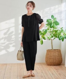 Tiaclasse 【洗える・接触冷感・紫外線ケア・サラごこち】選べるパンツ(テーパード/ワイド）