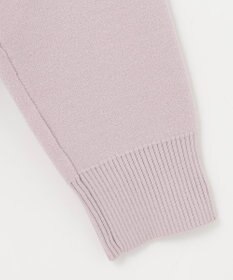 ANY SIS 【洗える】リブコンビボタン ニット