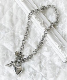 WEGO Lハートモチーフチャームネックレス