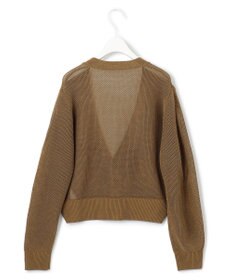 ICB 【洗える】 コイルメッシュ カーディガン