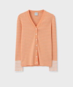 Paul Smith 【洗える】リブ ボーダー カーディガン