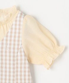 組曲 KIDS 【100㎝】ギンガムドッキング  ワンピース