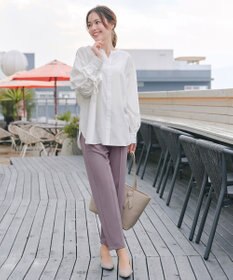 Tiaclasse 【洗える・接触冷感・紫外線ケア・サラごこち】選べるパンツ(テーパード/ワイド）