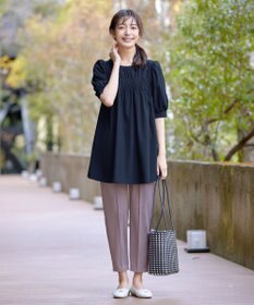 Tiaclasse 【洗える・接触冷感・紫外線ケア・サラごこち】選べるパンツ(テーパード/ワイド）