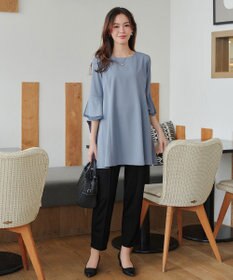 Tiaclasse 【洗える・接触冷感・紫外線ケア・サラごこち】選べるパンツ(テーパード/ワイド）