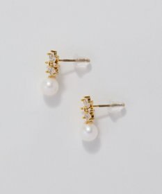Phoebe クリスタルペタルパールピアス