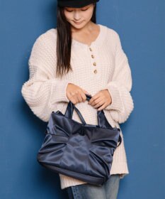 UNBILLION cachecache WEB限定リボン2wayトートバッグ