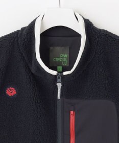 PW CIRCULUS 【MEN】【撥水/防風】ボア ジップアップ ベスト
