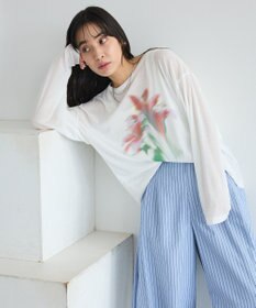 CRAFT STANDARD BOUTIQUE フラワープリントシアーロンTee