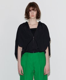 NAVE 【Nave　洗える】ソフトタフタ  スリットスリーブ ブルゾン