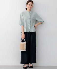 組曲 シュットクロスワイド パンツ