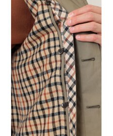 DAKS コットンナイロンツイルステンカラーコート