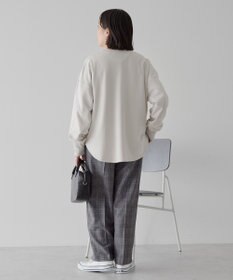 AMERICAN HOLIC ソフトタッチヘンリーネックプルオーバー